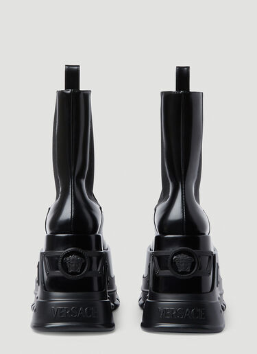 Versace メドゥーサ アンセム ブーツ ブラック vrs0252027