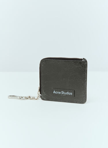 Acne Studios Zip Leather Wallet Black acn0156026