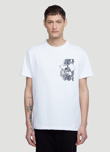 Soulland x Peanuts Snoopy Flower T-Shirt White sxp0147002