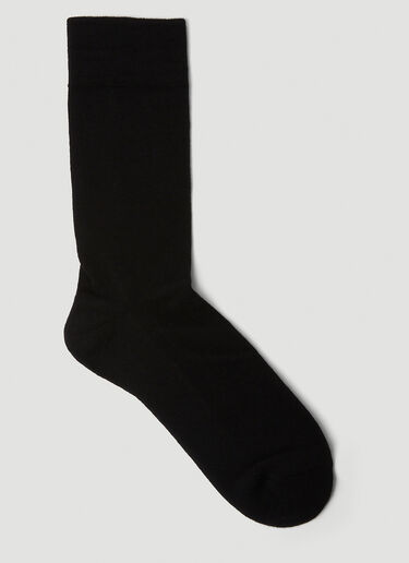 Isabel Marant Silokih Logo Jacquard Socks Black isb0149023