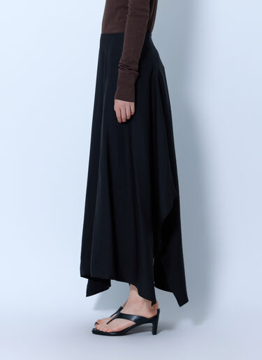 Studio Nicholson Baske Draped Skirt Black stn0265006