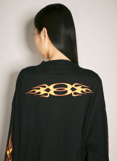 Burning Unity T-Shirt Balenciaga Burning Unity T-Shirt Black bal0257026