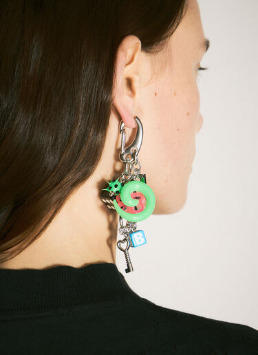 Balenciaga Pigalle Collector Earring Silver bal0258019