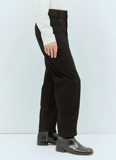 Lemaire Twisted Workwear Pants Black lem0158004