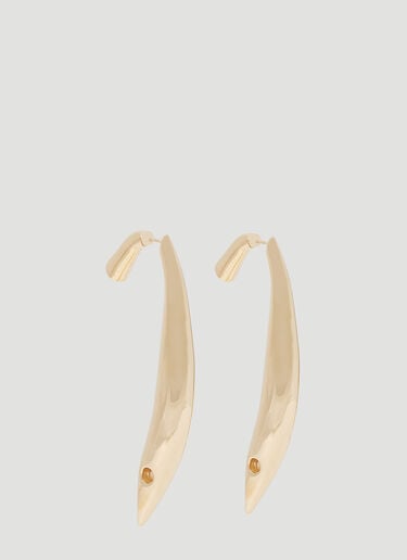 Bottega Veneta Sardine Earrings Gold bov0254024