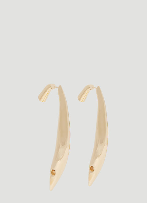 Bottega Veneta Sardine Earrings Grey bov0254007