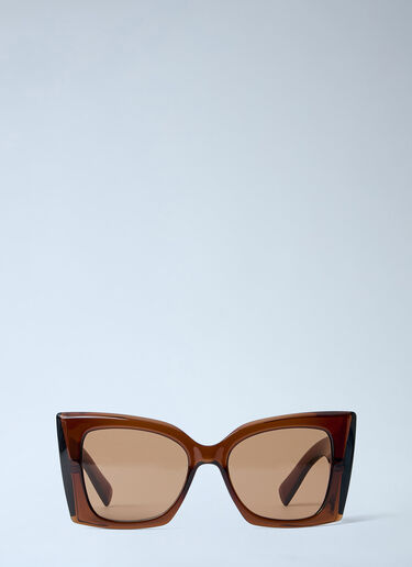 Saint Laurent SL M119 Cat-Eye Sunglasses Brown sla0263107