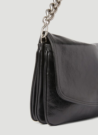 Balenciaga BB Soft Medium Flap Shoulder Bag Black bal0253034