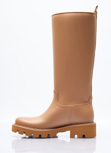 Moncler Kickstream High Rain Boots Camel mon0257001