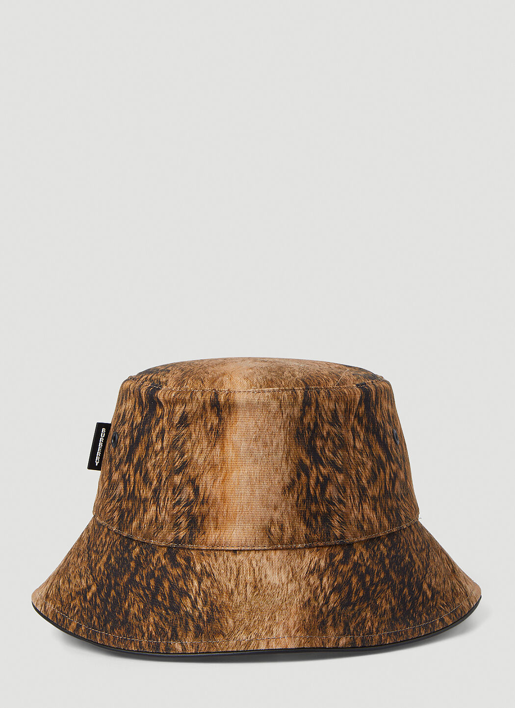 Burberry Fur Print Bucket Hat in Brown LN CC
