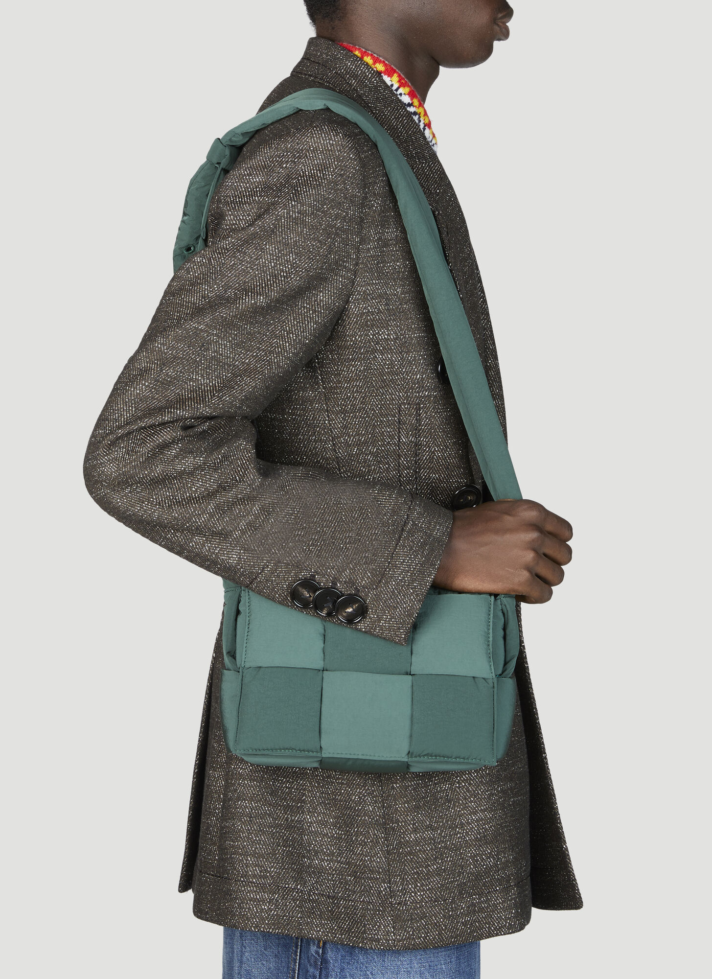 Bottega Veneta - Man Crossbody Bags One Size In Brown