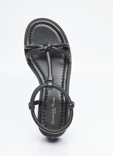 Gianvito Rossi Marine Platform Sandals Black gia0255009