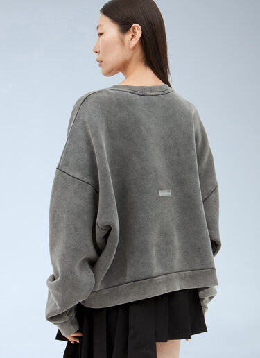 Acne Studios Logo Patch Sweatshirt Grey acn0357002