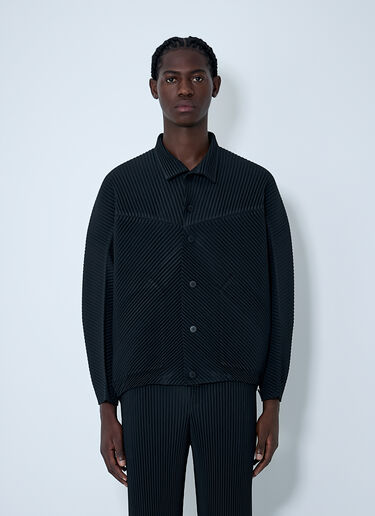 Pleated Jacket Homme Plissé Issey Miyake Pleated Jacket Black hmp0162018