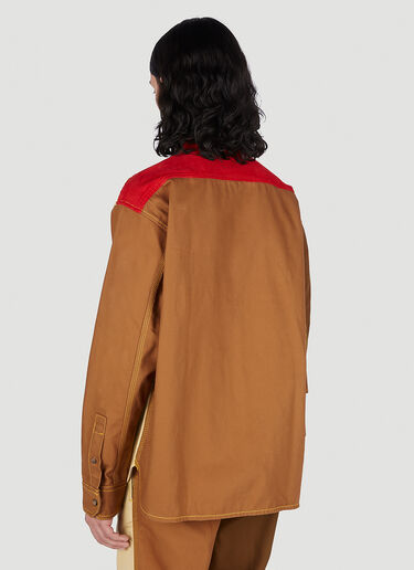 컬러 블록 셔츠 Marni x Carhartt 컬러 블록 셔츠 브라운 mca0150009