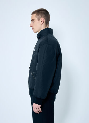 Prada Nylon Aviator Puffer Jacket Black pra0159031