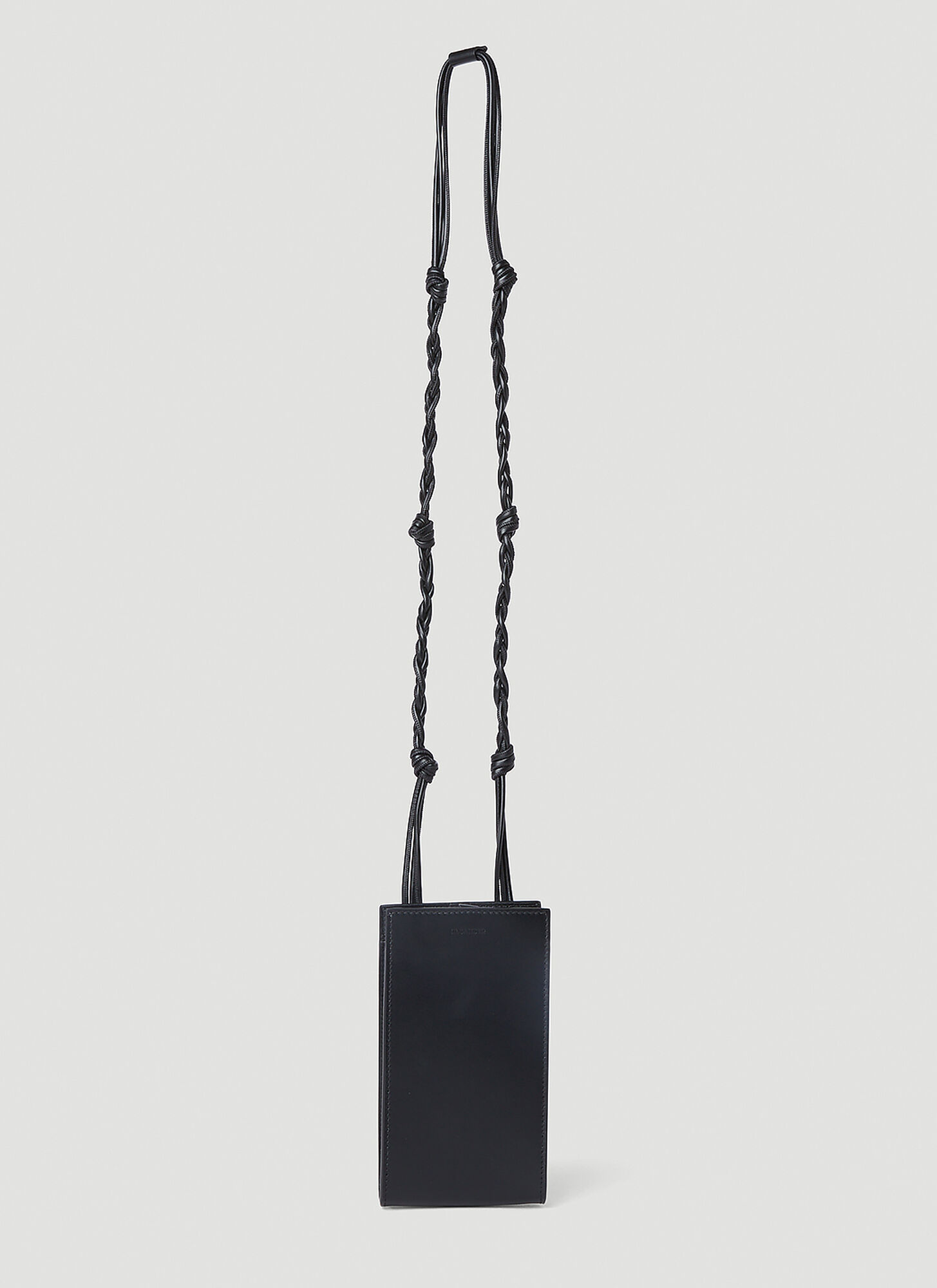 Jil Sander Tangle Phone Pouch In Black