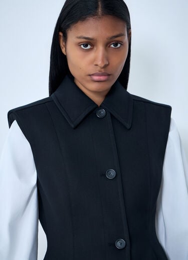 Sportmax Sleeveless Tailored Vest Black spx0263013