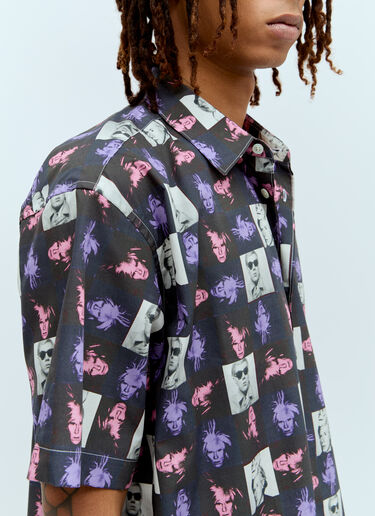 Comme des Garçons SHIRT x Andy Warhol Print Shirt Black cdg0156001