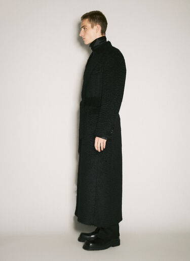 Dolce & Gabbana Belted Oversized Wool Coat Black dol0158001