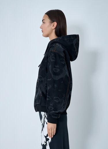 Marilyn Denim Hooded Jacket VAQUERA Marilyn Denim Hooded Jacket Black vaq0262003