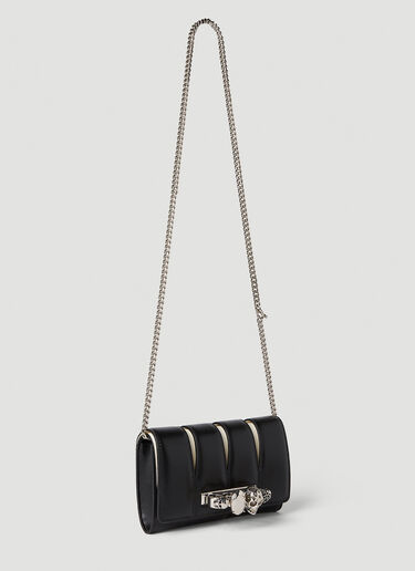 Alexander McQueen Slash Shoulder Bag Black amq0251010