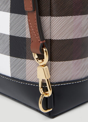 Burberry Check Micro Backpack Brown bur0253059