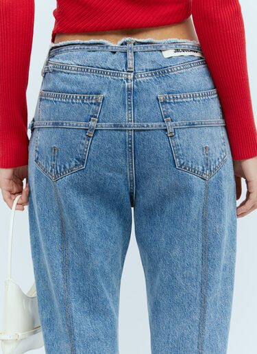 Jacquemus La De Nimes Caraco ジーンズ ブルー jac0254025