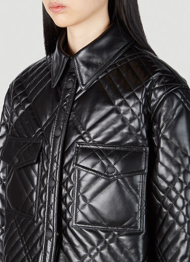 Quilted Overshirt Burberry Quilted Overshirt Black bur0251024