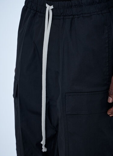 LN-CC® - Rick Owens: Cargo Shorts - Black Rick Owens Cargo Shorts Black ric0165055