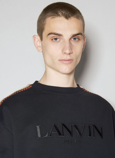 Lanvin Side Curb Sweatshirt Black lnv0154003