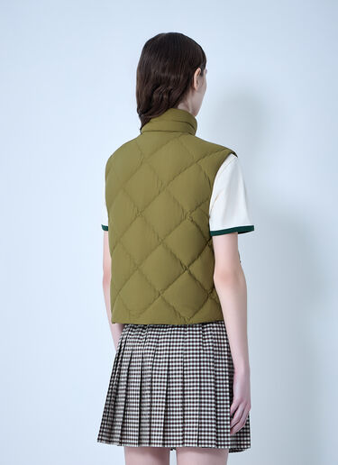 Moncler Biois Quilted Down Vest Green mon0264002