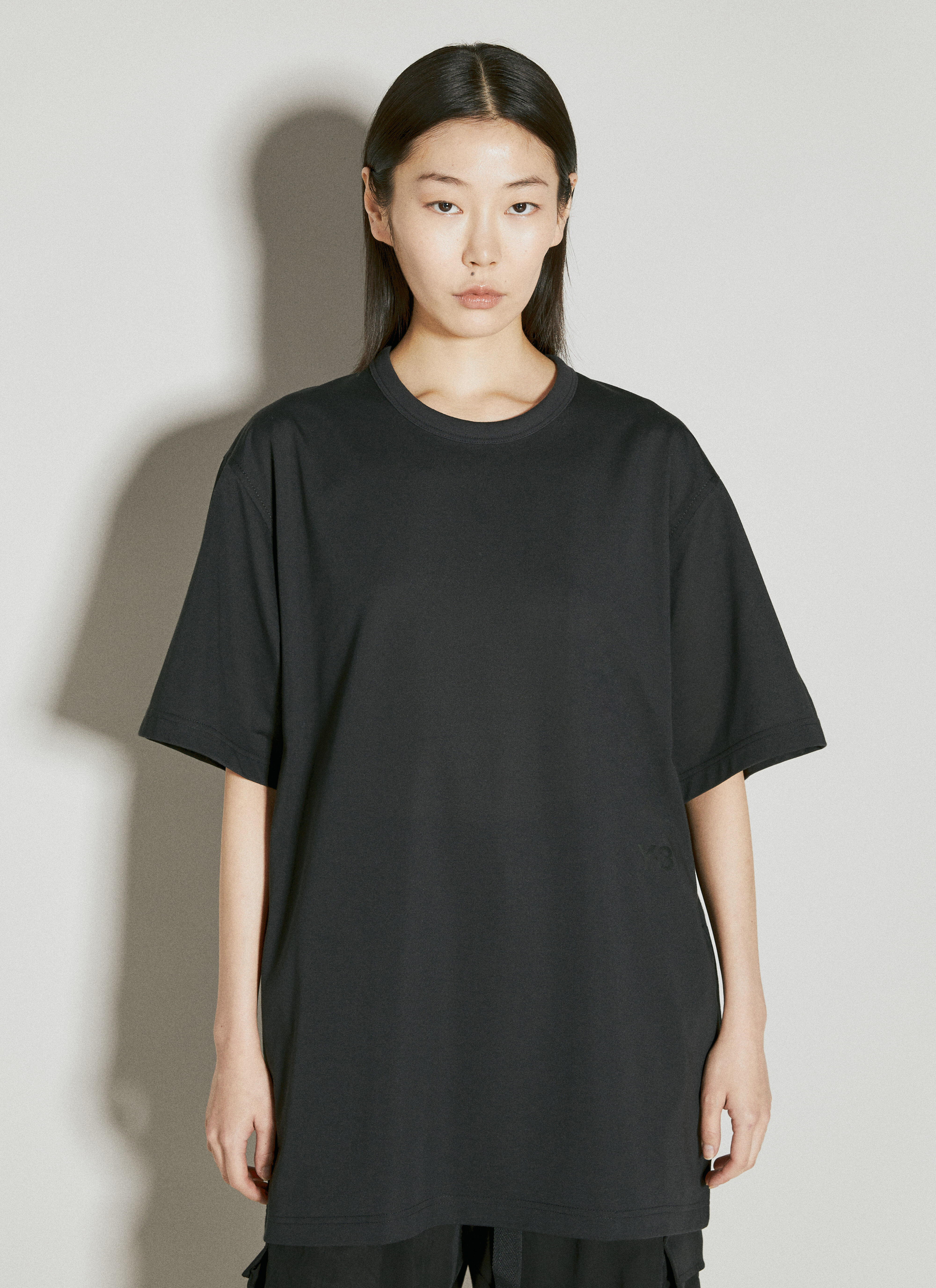 Y-3 Premium Short Sleeve T-Shirt Black yyy0356032