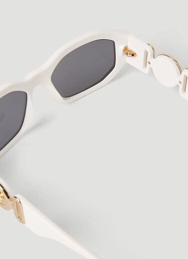 Versace Medusa Biggie Sunglasses White lxv0351002