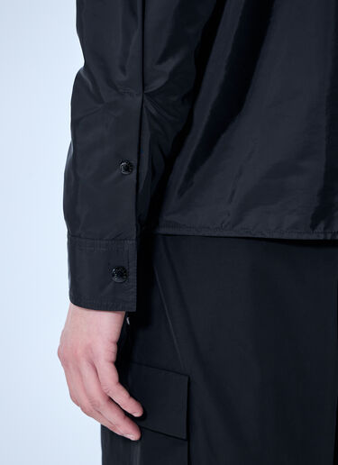 Moncler Zip-Up Shirt Black mon0160016