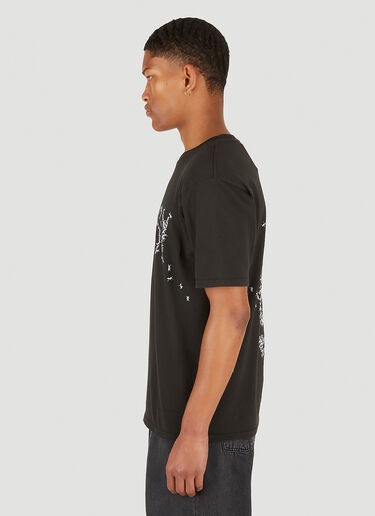 Ants Logo Print T-Shirt Stüssy Ants Logo Print T-Shirt Black sts0151035