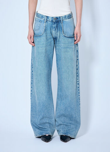 Maison Margiela Five Pocket Jeans Blue mla0264055