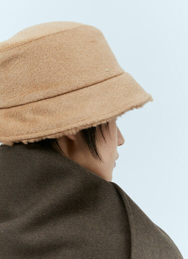 Fiducia Teddy Lined Bucket Hat Max Mara Fiducia Teddy Lined Bucket Hat Camel max0254095