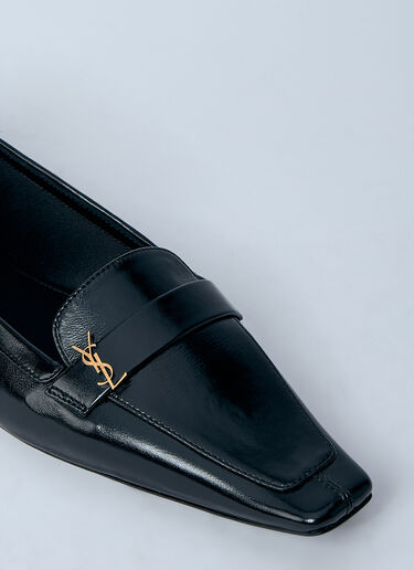 Saint Laurent Poppy Ballerina Flats Black sla0259033