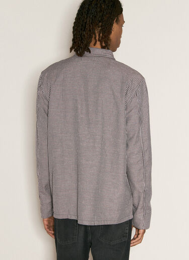 Our Legacy Box Linen Shirt Blue our0157010