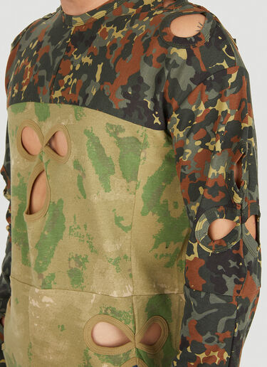 Balaclava Camouflage Long Sleeve T-Shirt PROTOTYPES Balaclava Camouflage Long Sleeve T-Shirt Green typ0350007