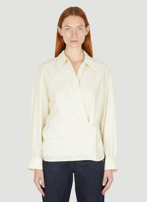 Lemaire Twisted Shirt Beige lem0254003