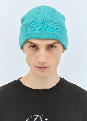 Burberry Cursive Beanie Hat Black bur0155112