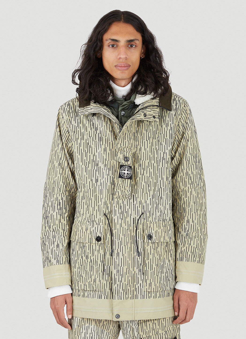 Stone island discount camo reflective jacket