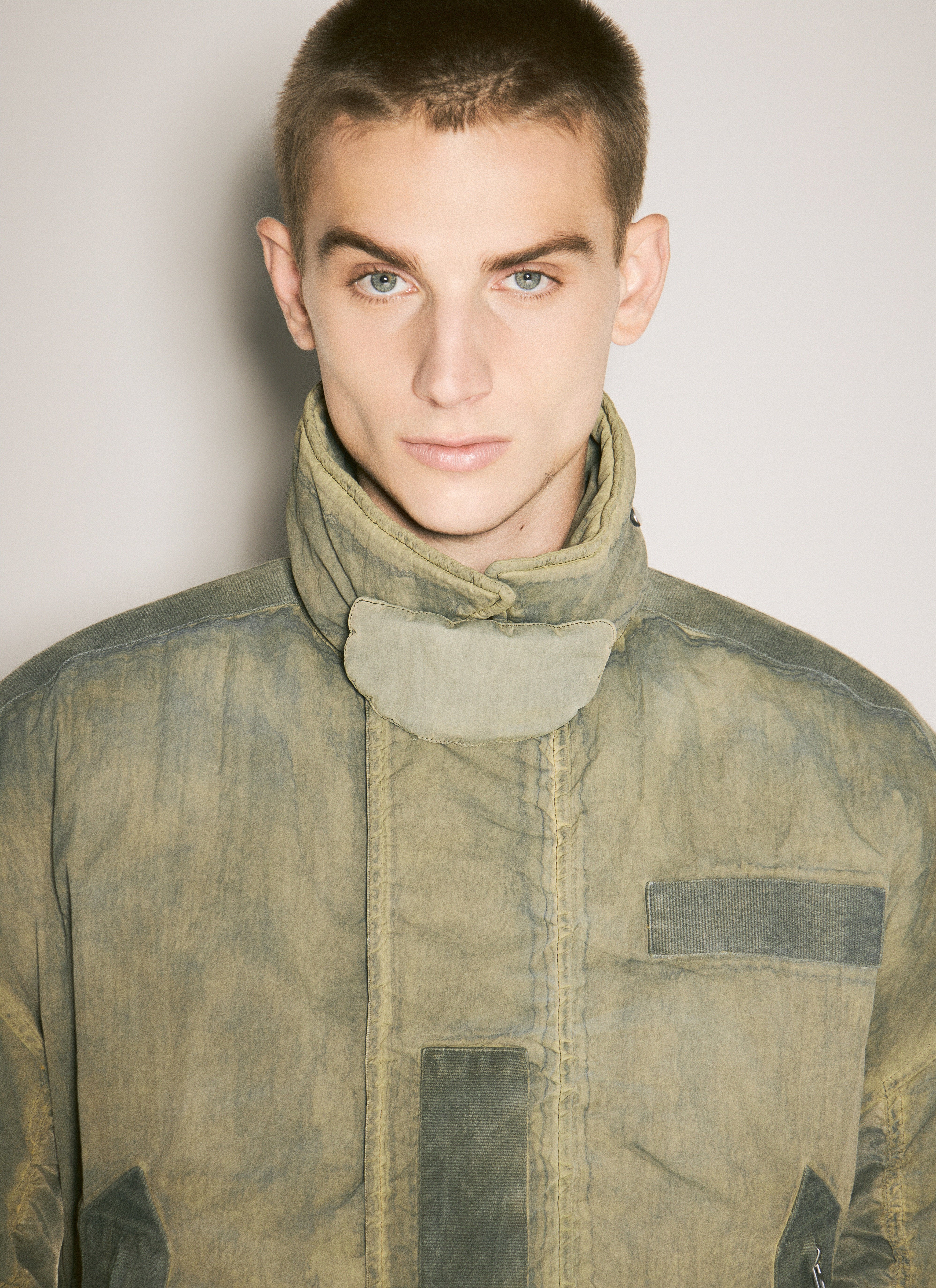 032c Men's' Clay Utility Bomber Jacket in Khaki | LN-CC®