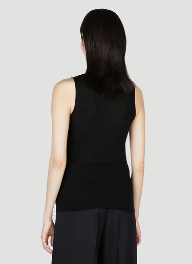 Saint Laurent Cassandre Tank Top Black sla0253018