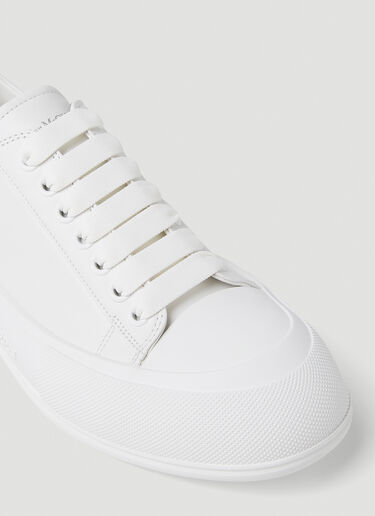 Alexander McQueen Deck Plimsoll Sneakers White amq0149027