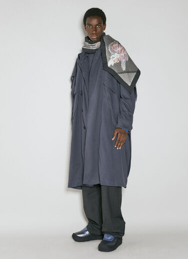 Kiko Kostadinov Ovid Layered Coat Grey kko0154008