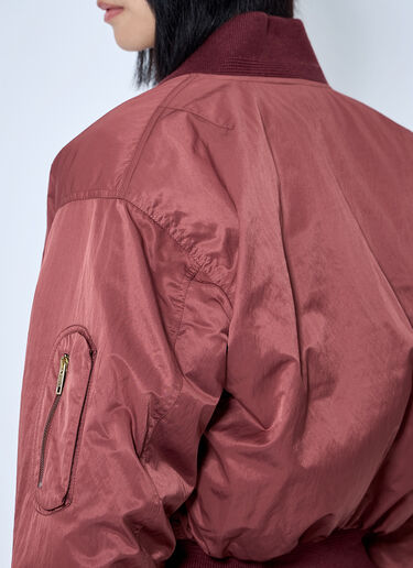 Chloé Bomber Jacket Light Burgundy chl0265009