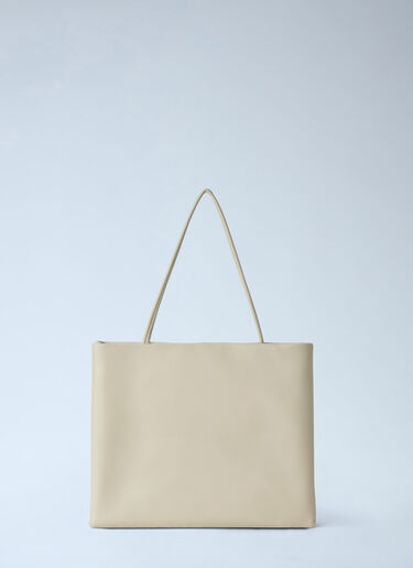 The Row Cecily Top Handle Tote Bag Beige row0265027